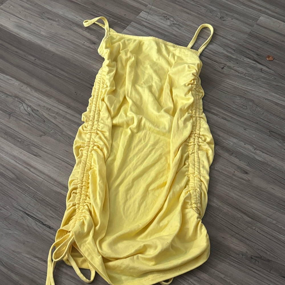 Yellow Mini Dress
